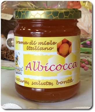 Crema Miele Albicocca 250 gr