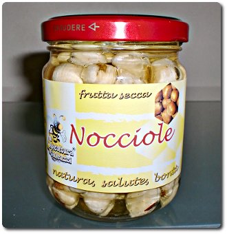 Nocciole e miele di acacia 250 gr